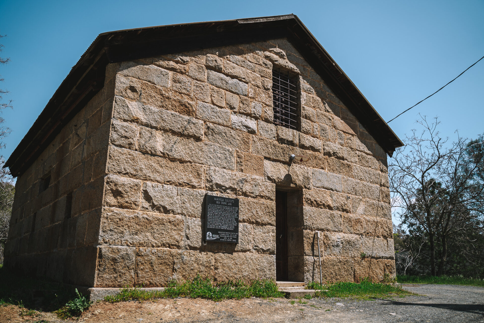 Old Mariposa County Jail, Mariposa town