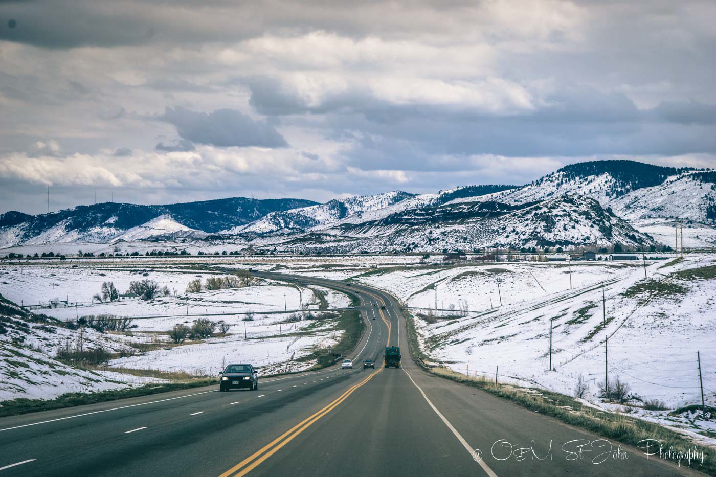 Beautiful road ahead. Colorado. US