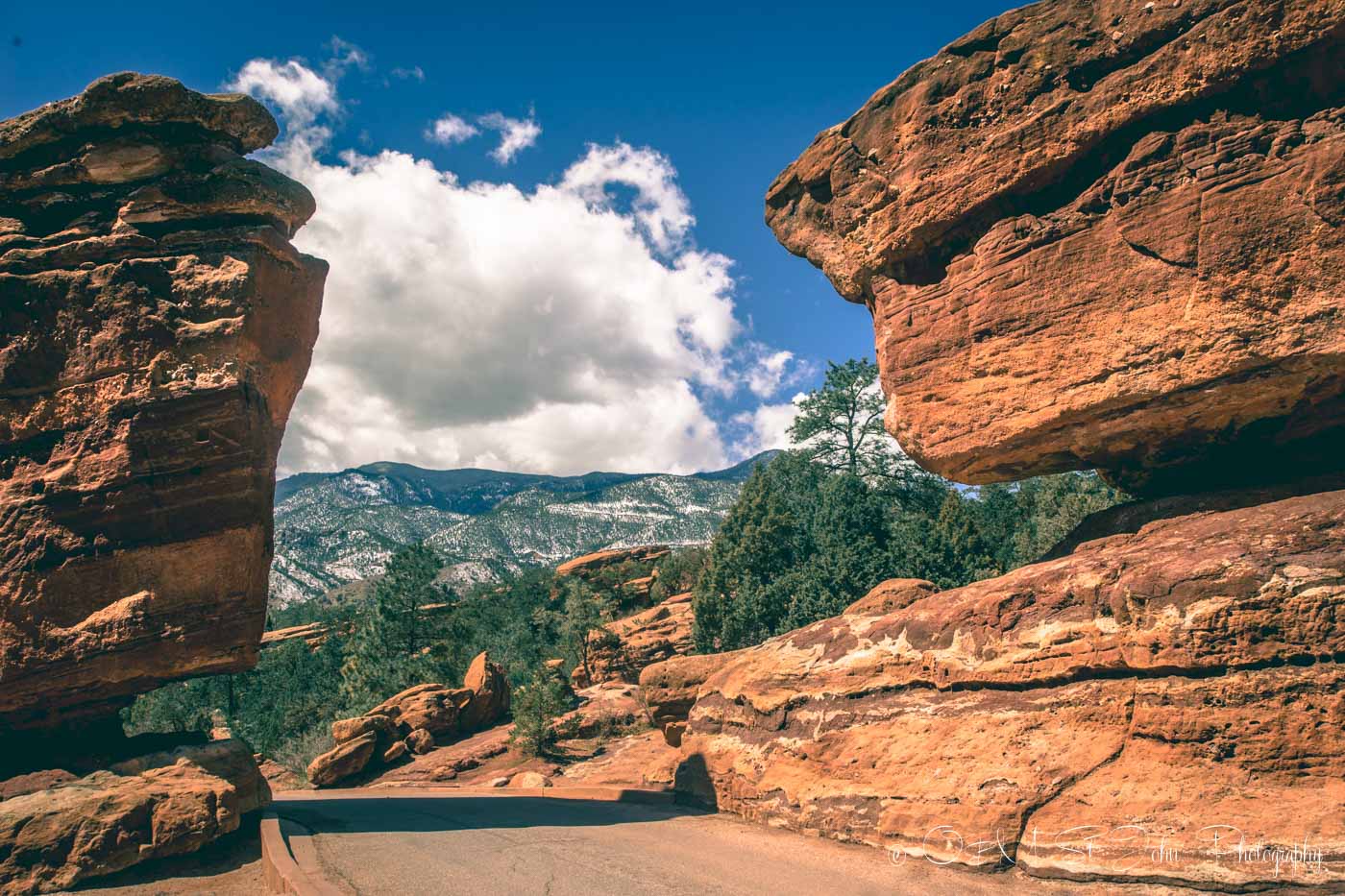 Colorado road trip: Garden of the Gods, Colorado Springs. USA. Road Trip