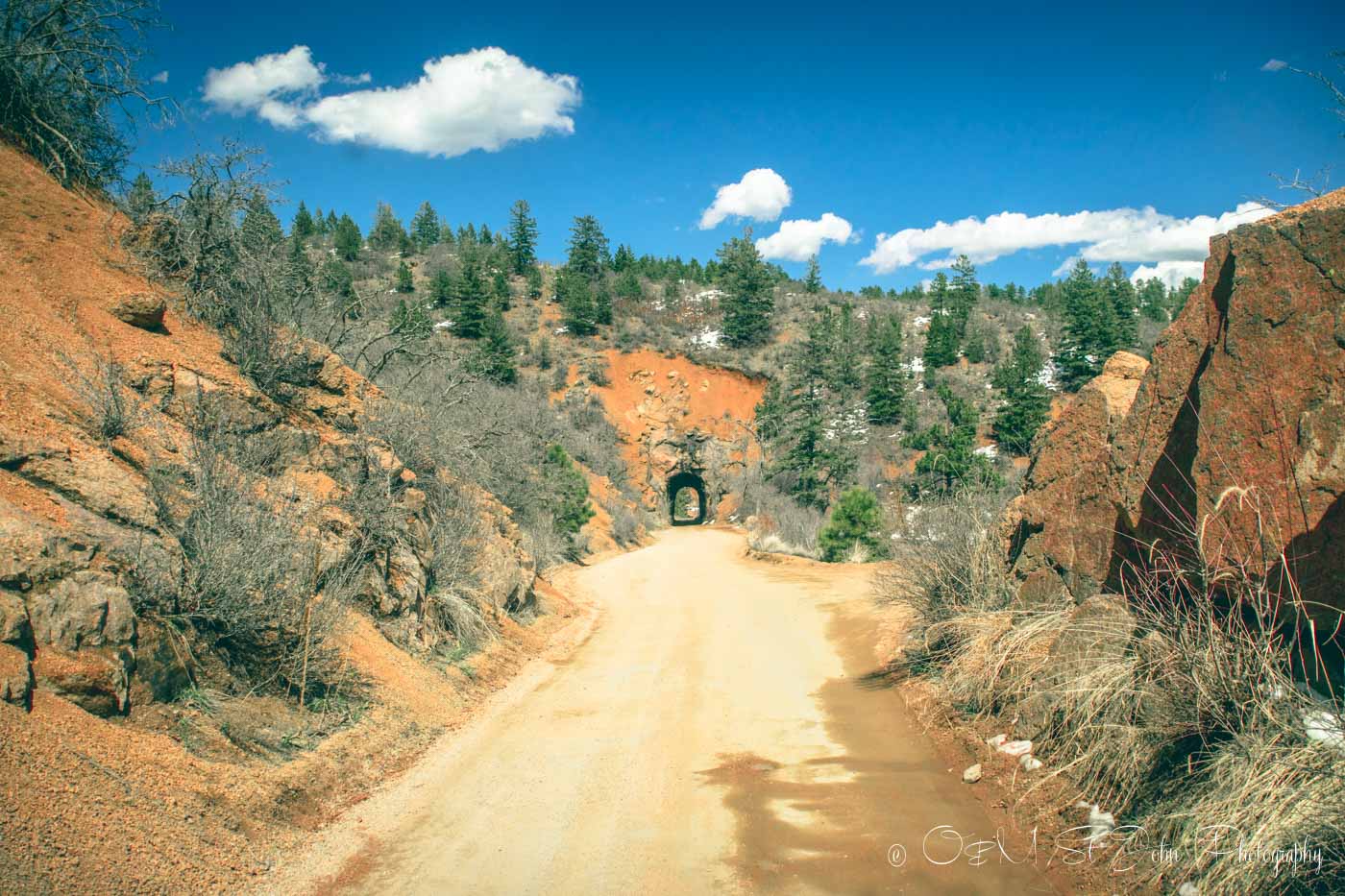 Road trip USA: A road in Colorado 