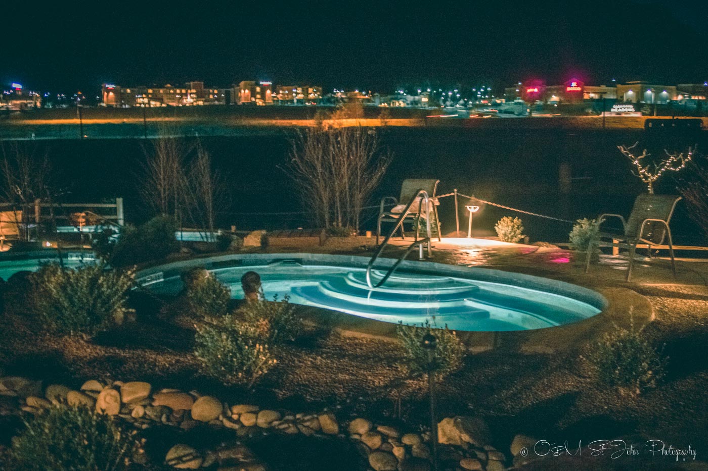 Iron Mountain Hot Springs, Glenwood Springs, Colorado. USA. Road Trip