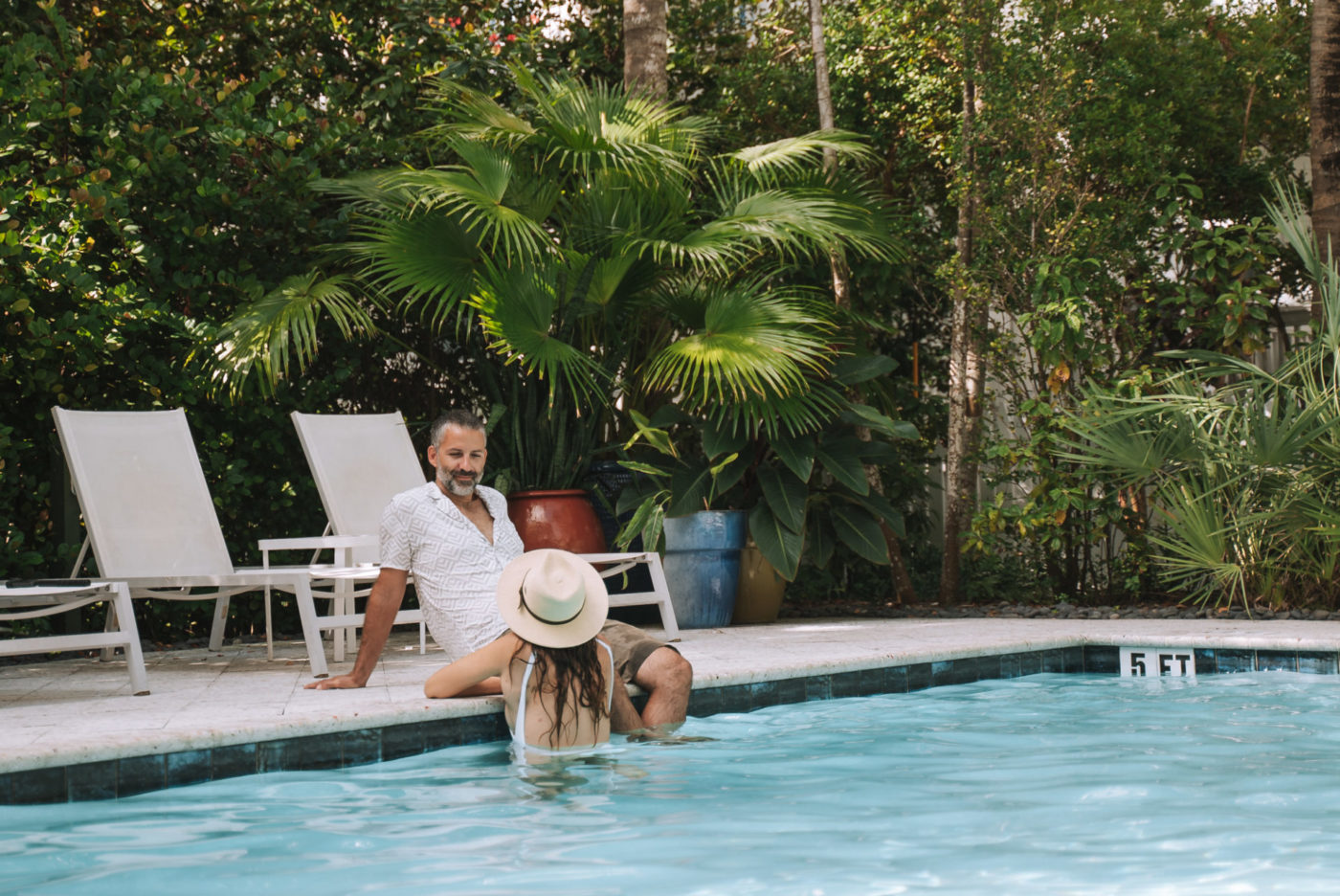 USA Florida Keys Key West Parrot Key hotel pool OM 09281