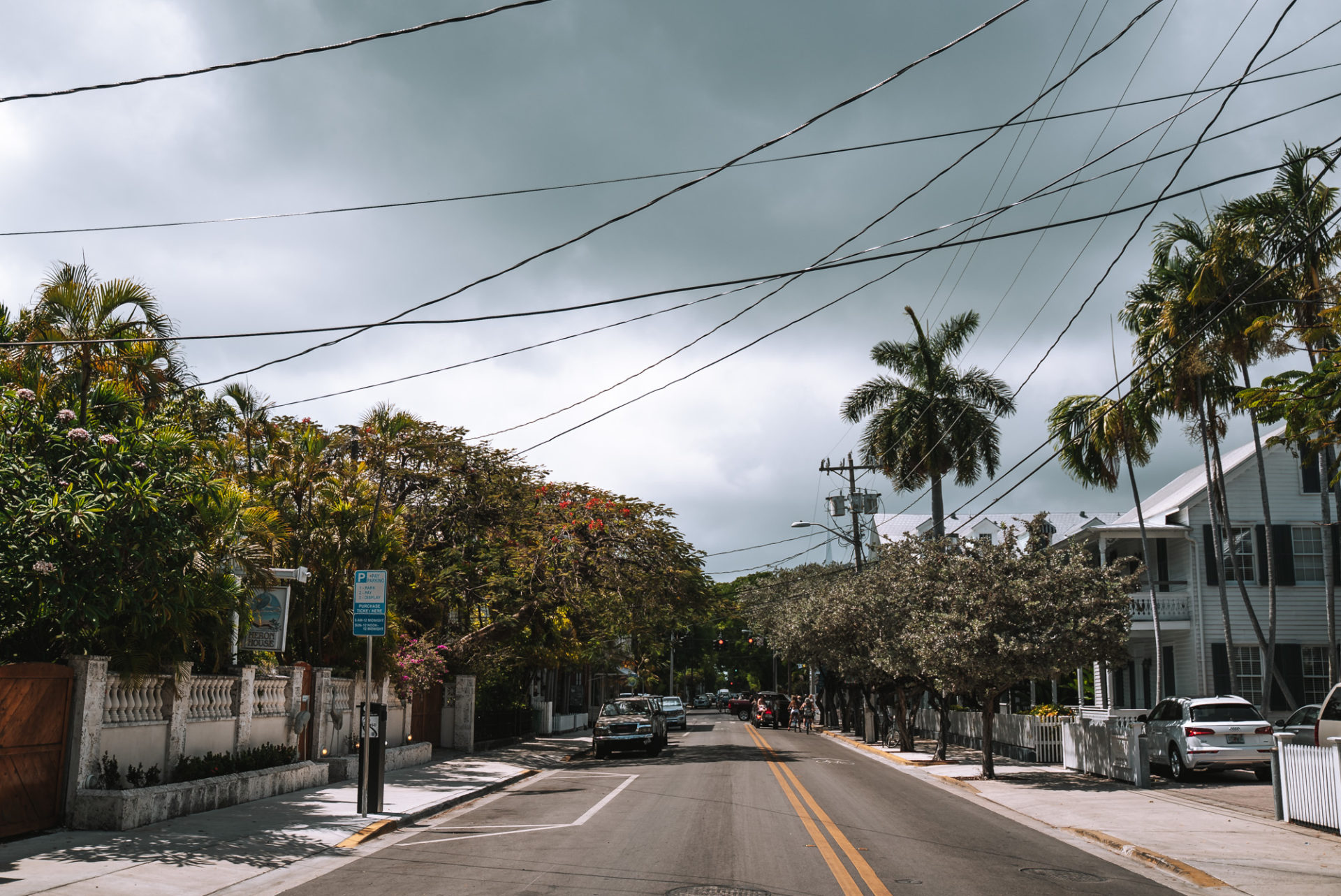 A street in downtown Key West