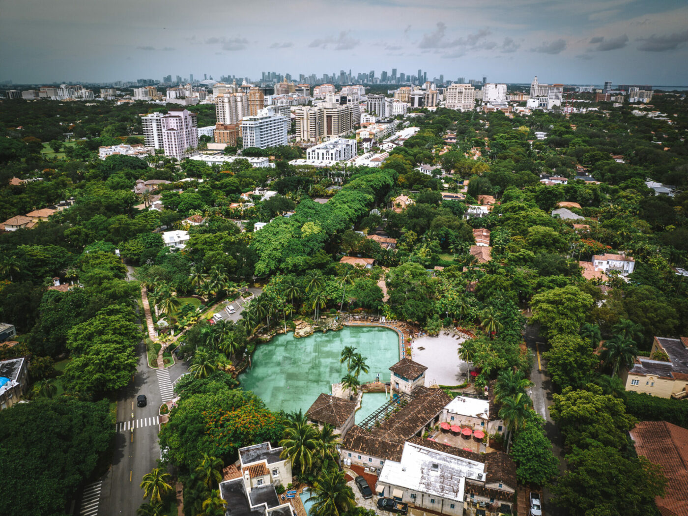 venetian pool from above, unique things to do in miami