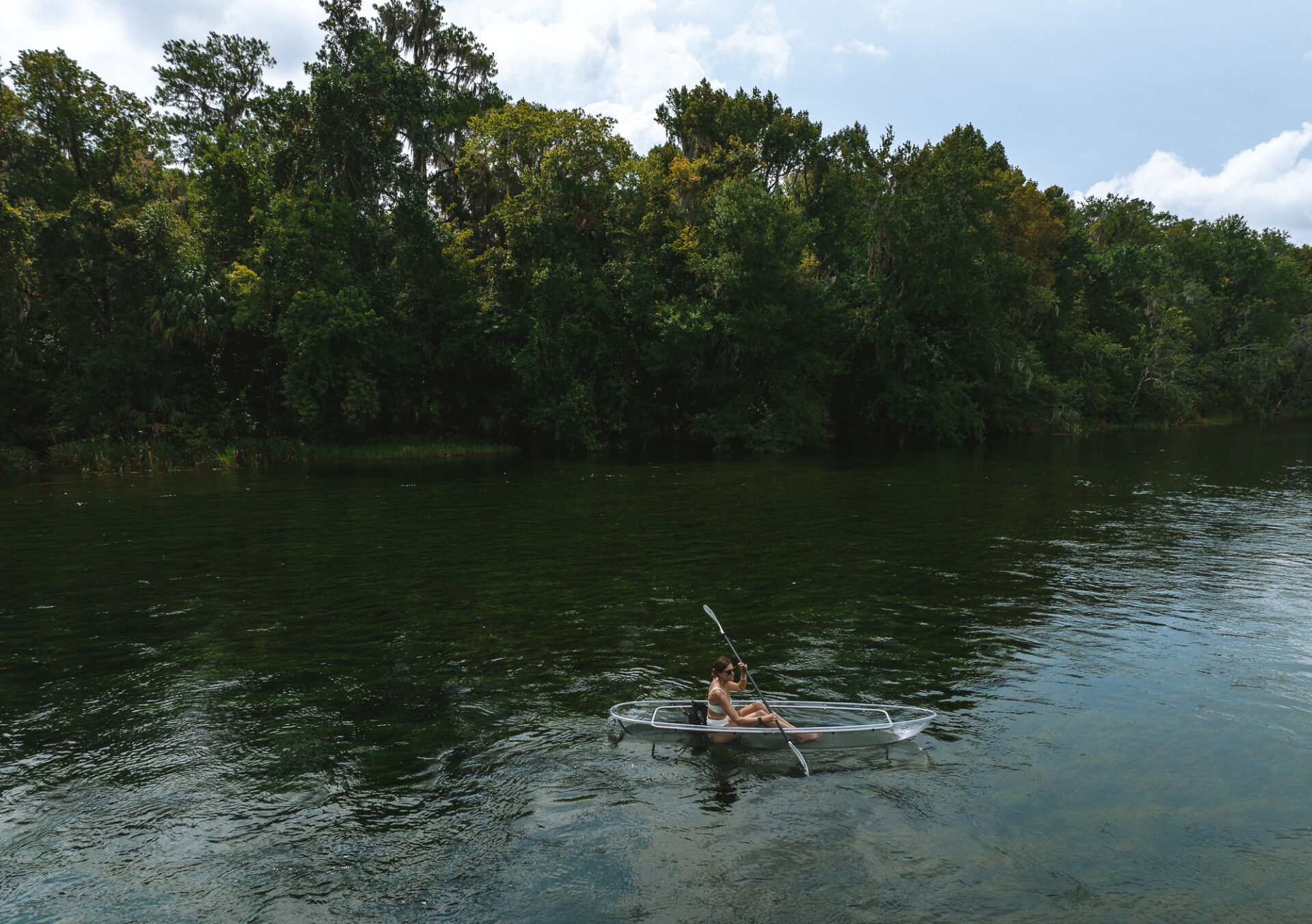 On a clear kayak tour with Get up and Go Kayaking