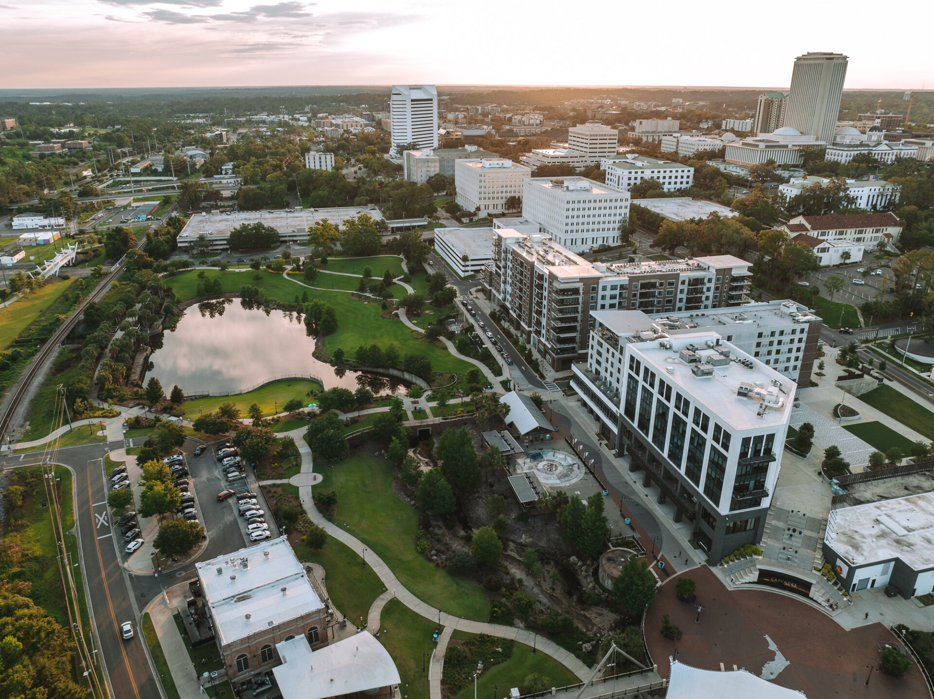 Cascade Park view from above, things to do in tallahassee