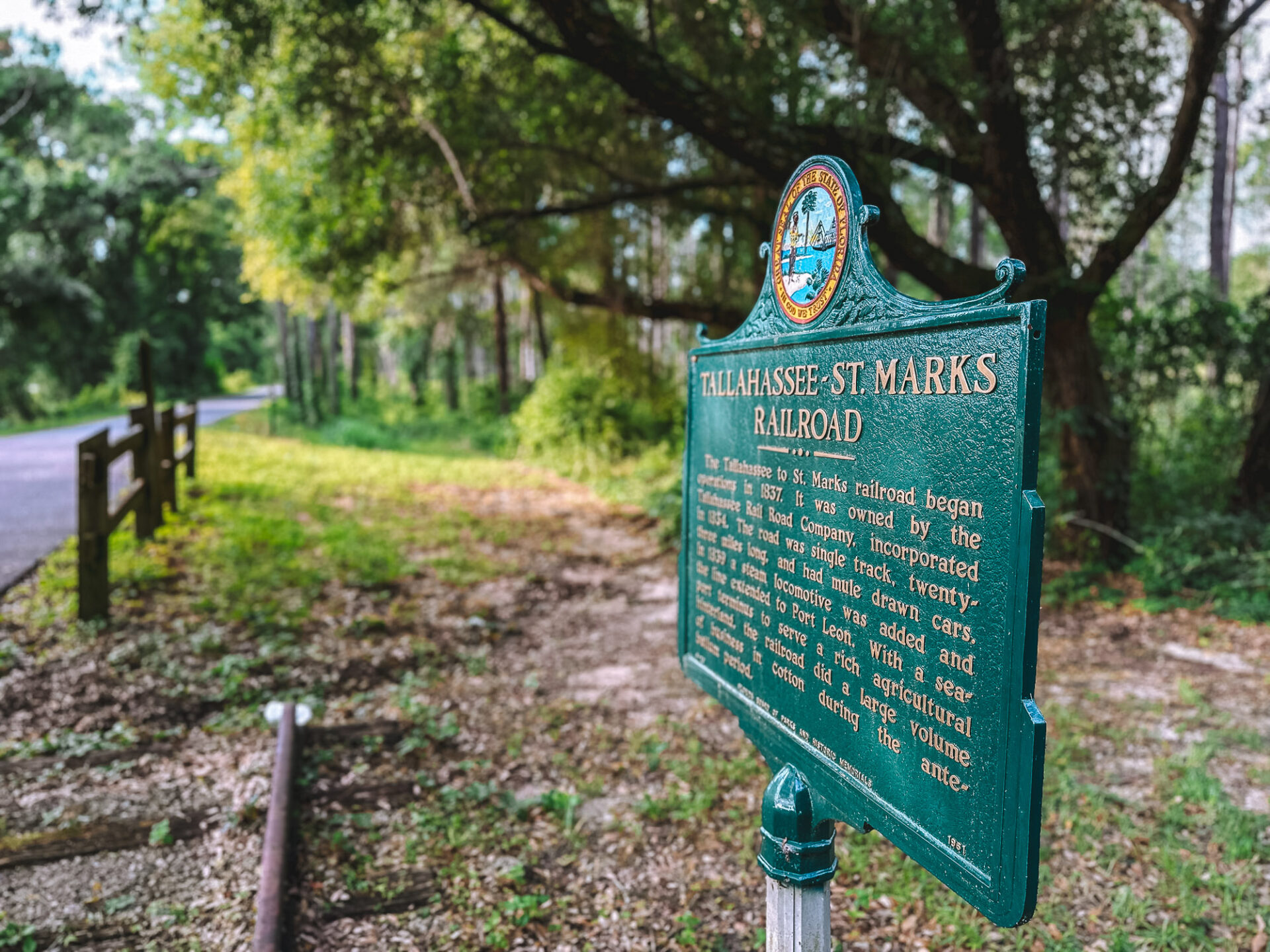 St. Marks Historic Railroad State Trail, bike trails in florida