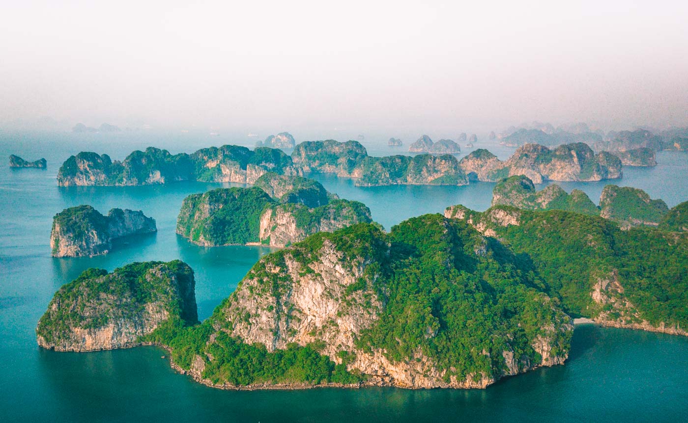 Magical setting of Halong Bay, Vietnam