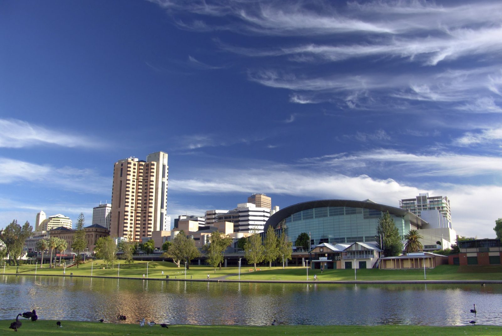 City of Adelaide. River Torrens. Australia. Photo via Working Adventures