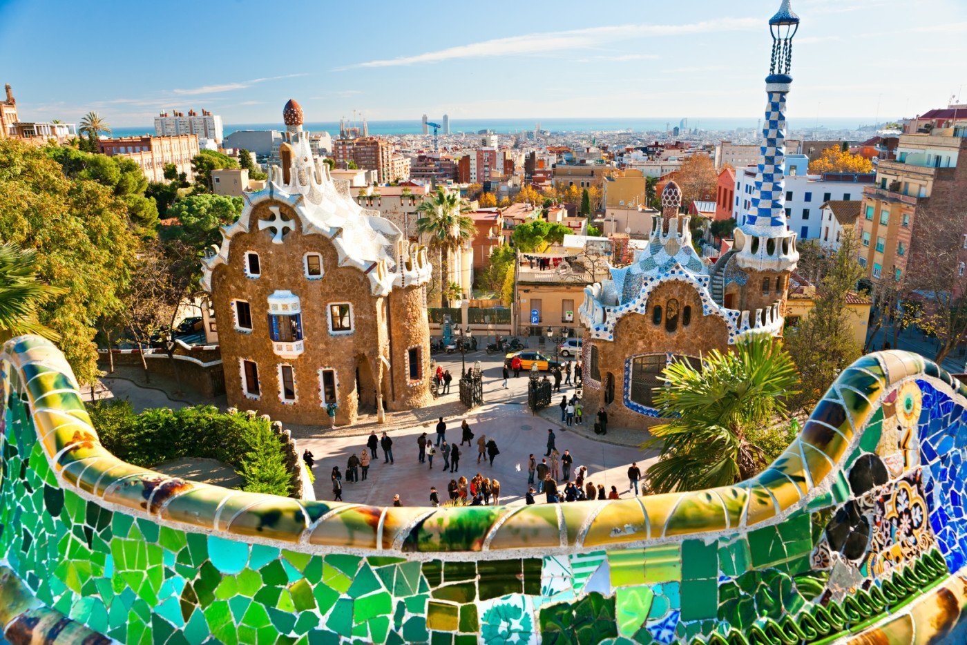 Park Guell in Barcelona, Spain. Photo by urbantimes.co