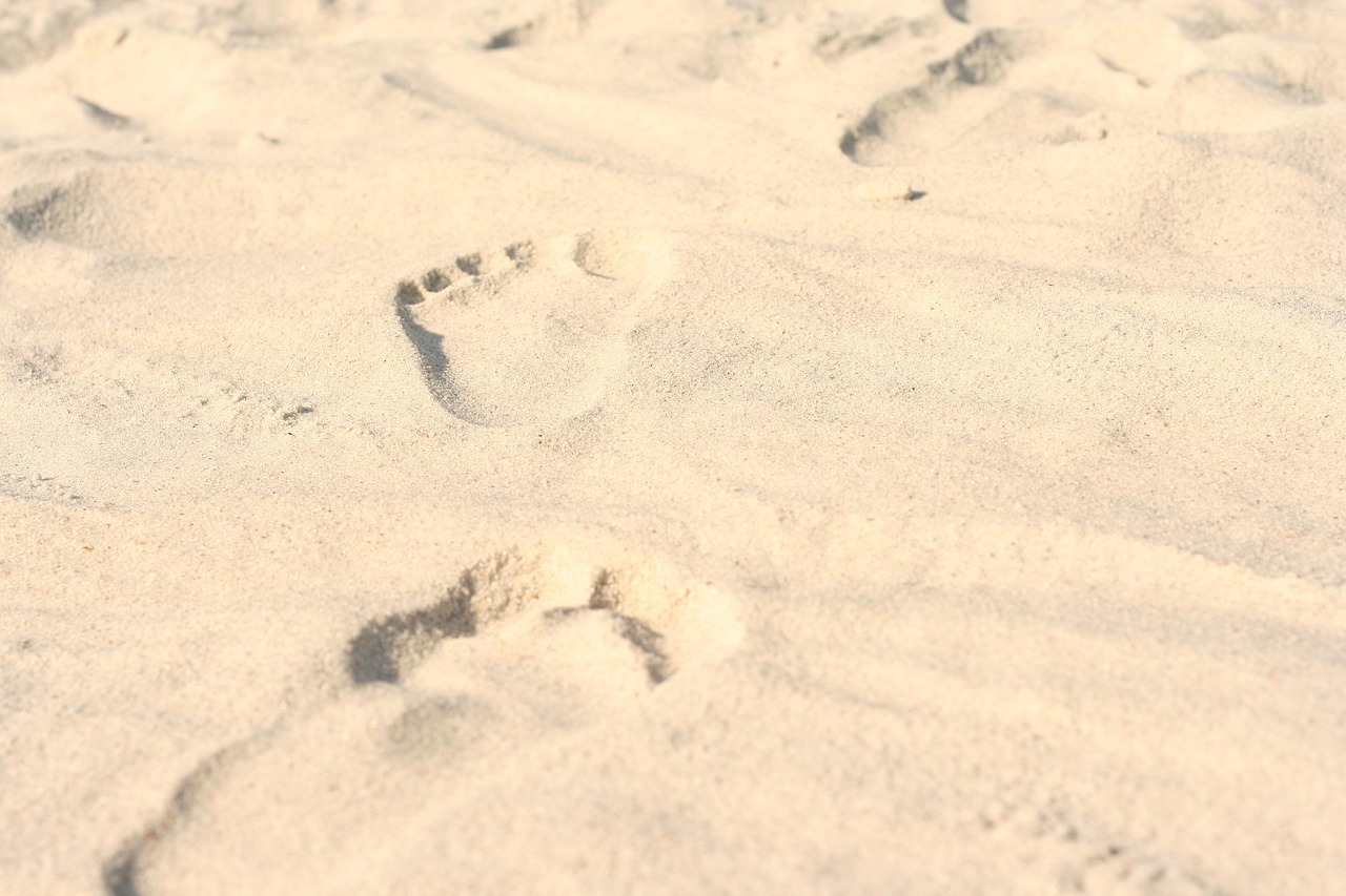 beach footprint