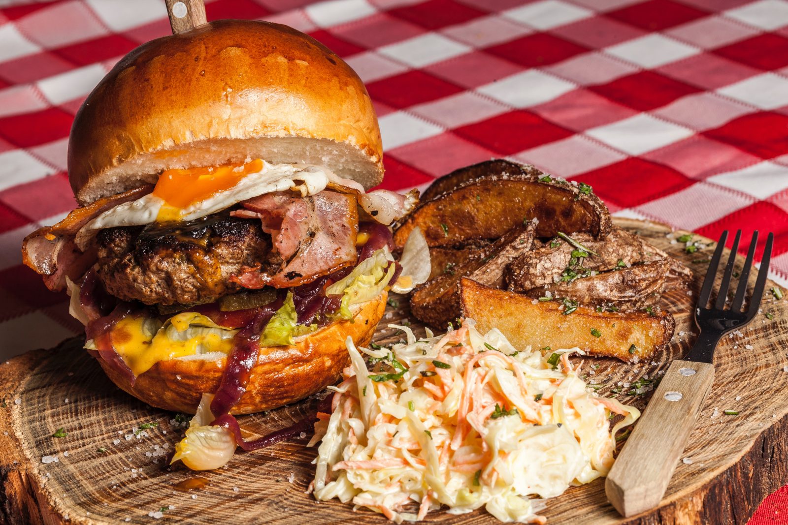 Food to try in Australia: Aussie burgers tend to be messy but oh so good