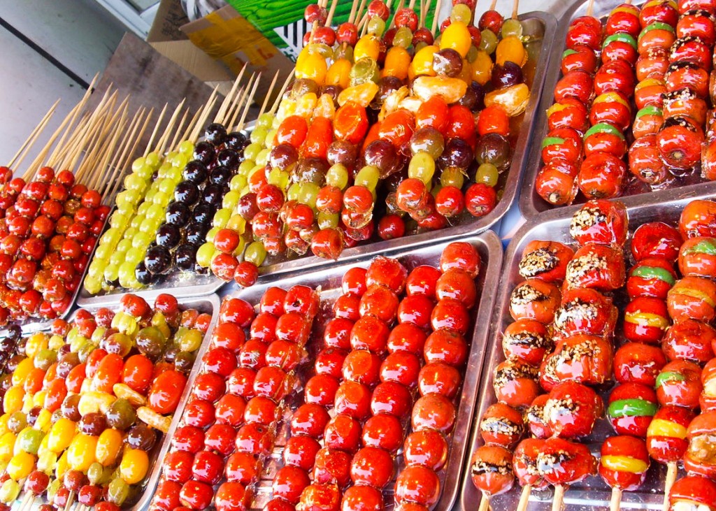 china food-Candied Fruit on a Skewer