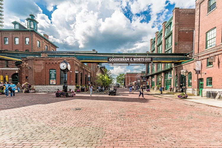 Distillery District. Photo by Erin Fitzgibbon