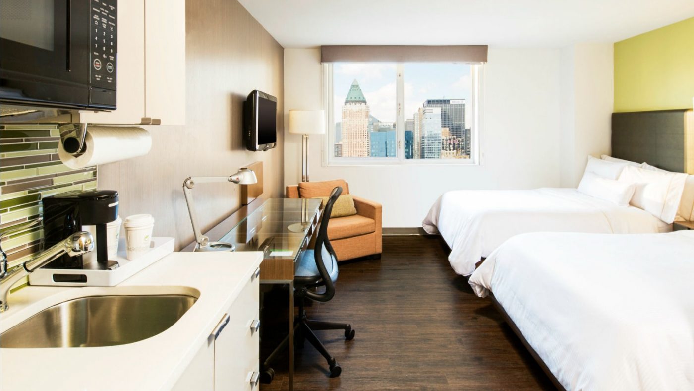 Eco-Friendly Hotels New York City: Double room at Element Hotel