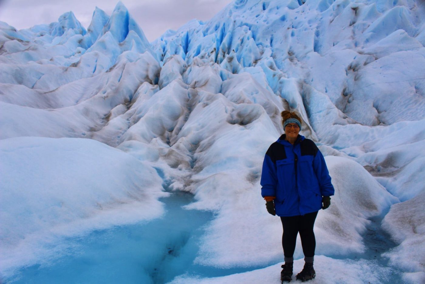 Off season travel: Ice hiking in Patagonia. Photo by Harlee Keller
