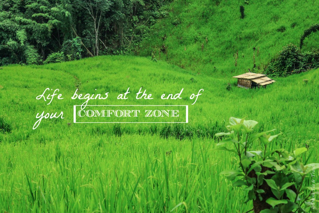 Inspirational Travel Quotes: Life begins at the end of your comfort zone