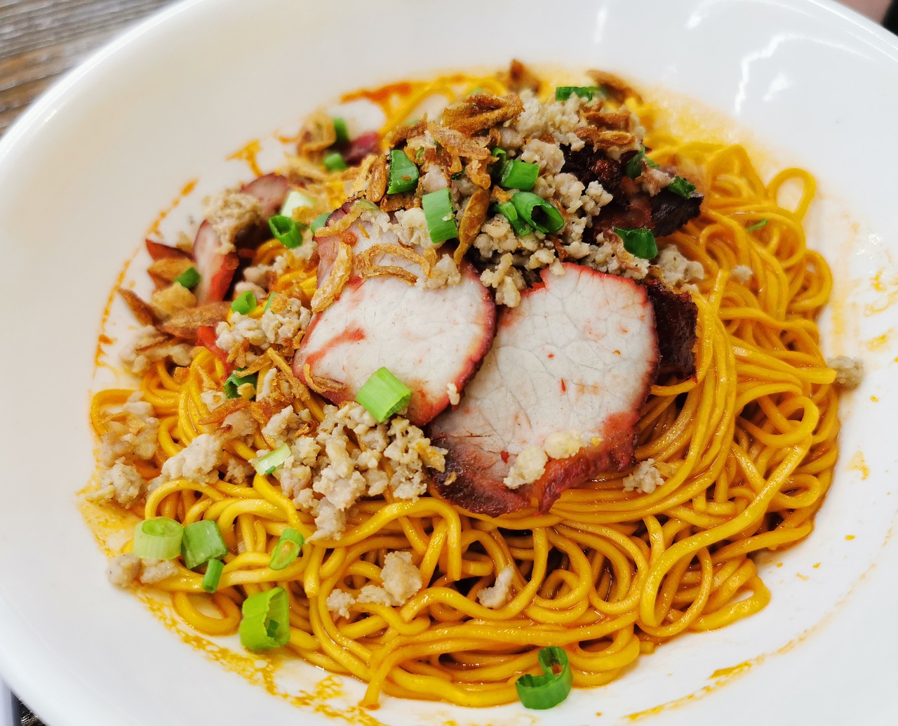 minced pork noodle bak chor mee