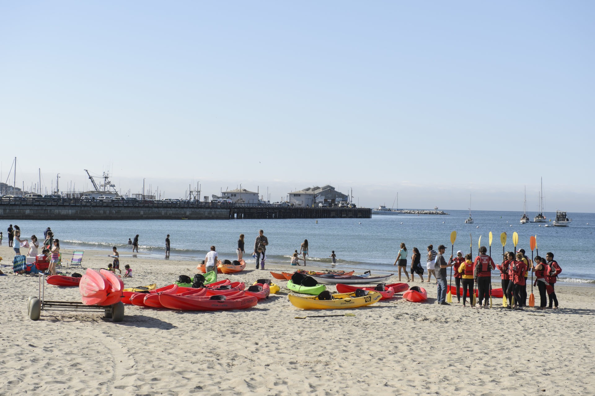 Kayaking at Del Monte Beach