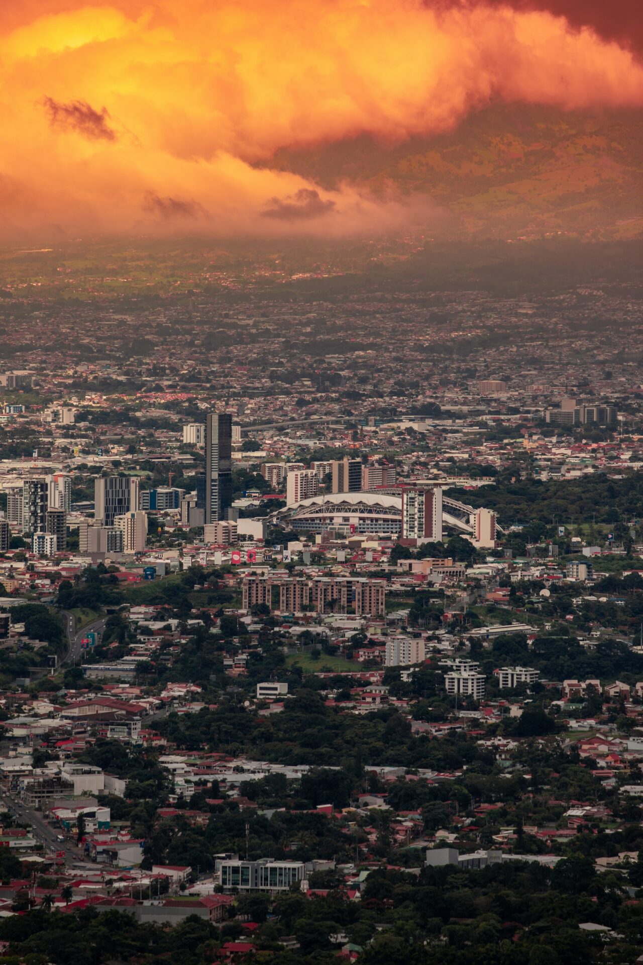 san jose costa rica skyline