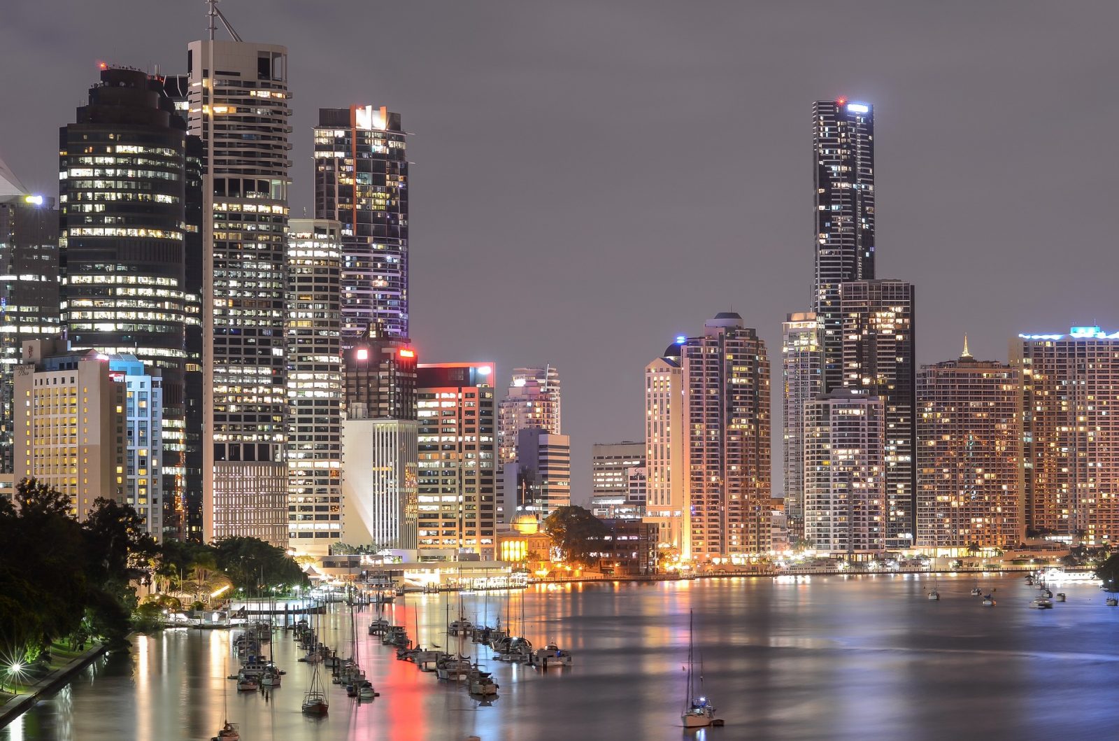 Things to do in Brisbane: Southbank by night