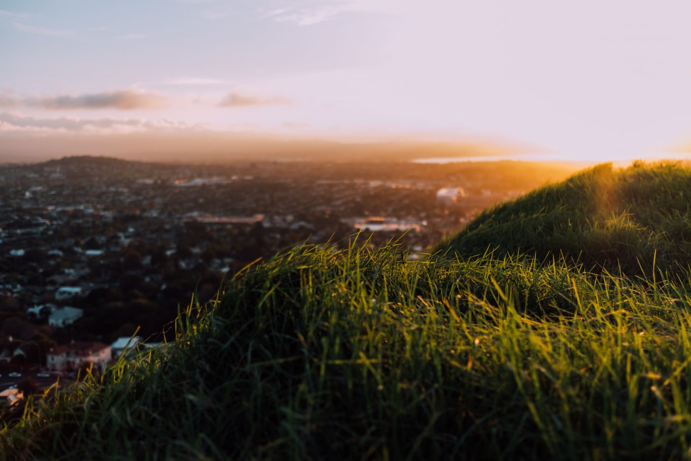 What to do in Auckland: view from mountain top 