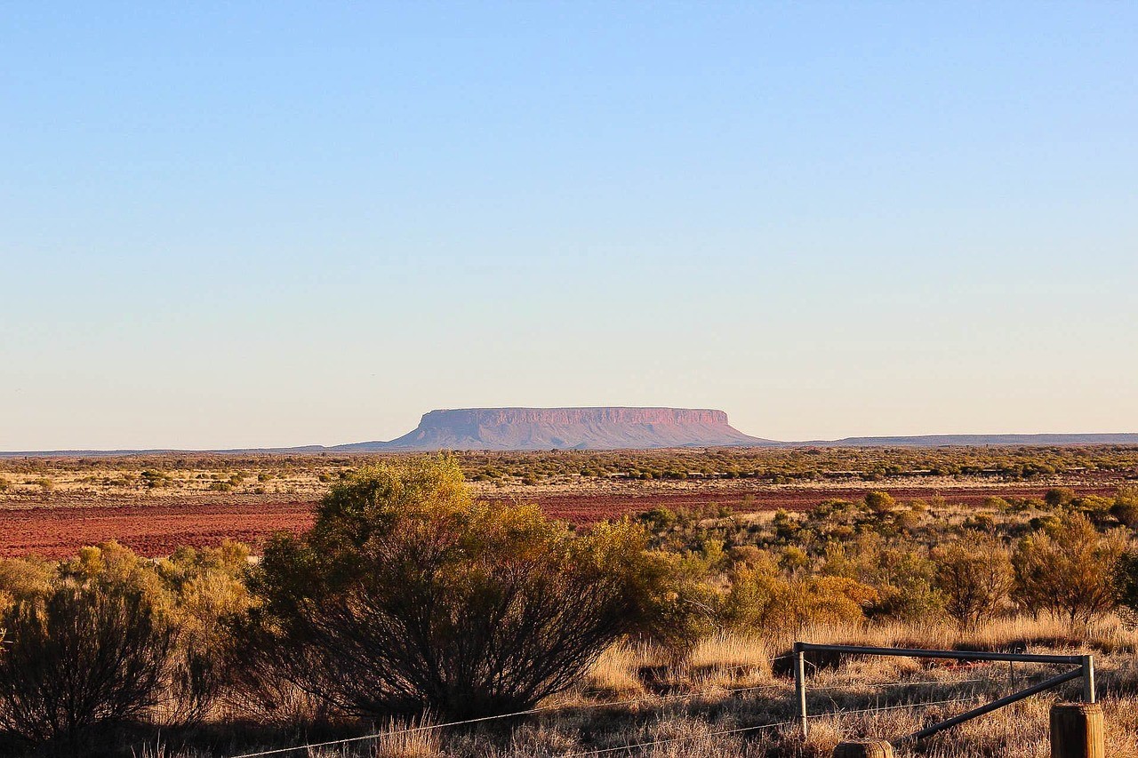 Uluru tour: Uluru in the distance