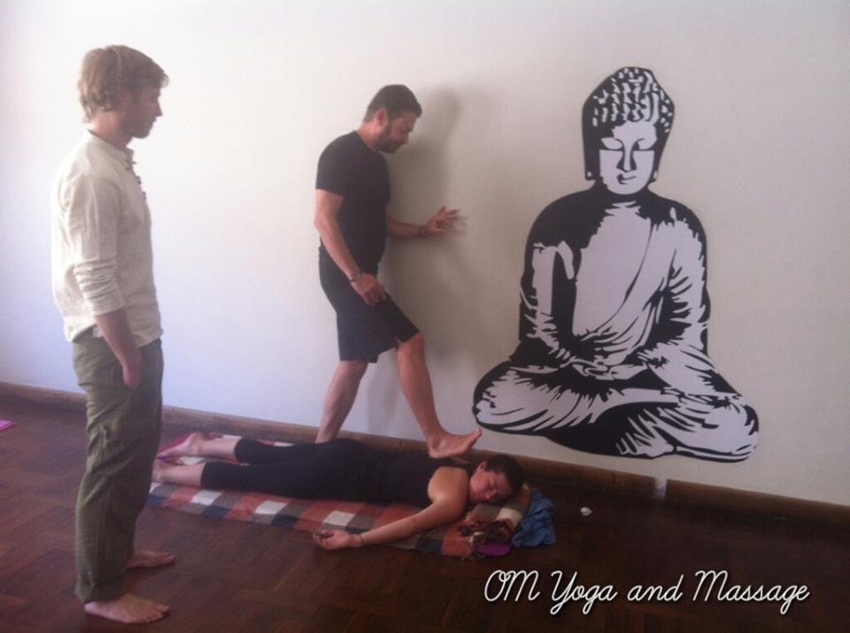 Yoga training. Photo courtesy of Two Monkeys Travel